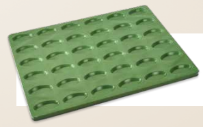 Oval kruvasan tavası